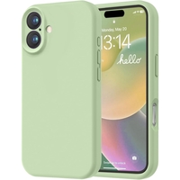 Husa de Protectie Matte TPU, Vafy, pentru Apple iPhone 16, Protectie Camera, Antisoc, Antizgariere, Antialunecare, Acoperire Completa, Verde