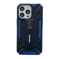 Husa de protectie Vafy pentru Apple iPhone 13 Mini Defender Sergeant Brave cu suport,Albastru