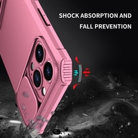 Husa Defender cu Stand pentru Samsung Galaxy A32 4G, Roz, Suport reglabil, Antisoc, Protectie glisanta pentru camera, Vafy