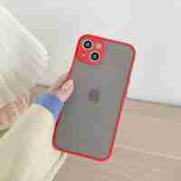 Husa protectie Vafy compatibila cu Apple iPhone 13 Phantom Tpu Rosu