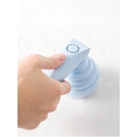 Aparat Pentru Curatat Scame, Par Si Praf, Vafy, Trimmer pentru Diferite Tipuri De Material, Cu Lame Din Otel Inoxidabil, Maner Flexibil, Incarcare Prin USB, 13x8 cm, Albastru