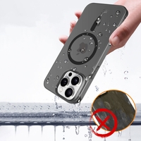 Husa de Protectie compatibila Apple iPhone 17 Air, Vafy, Magnetica Ultra-subtire, Anti-alunecare, Protectie PC, Rezistenta la Zgirieturi, Negru
