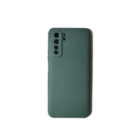 Husa protectie Vafy compatibila cu Huawei P40 Lite 5G Liquid Silicone Case Verde