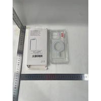 Husa protectie Vafy pentru Apple iPhone 13 Pro Max, MagSafe Silicone, Protectie si folie camera inclusa, protectie camera, Transparent