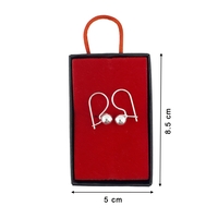 Cercei din Argint 925, Jolie Silver, pentru Dama, Model Love in Cerc cu Cristale, 1.74 g, Design Minimalist Elegant, Argintiu
