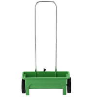 Distribuitor manual pentru seminte si ingrasamant cu reglaj 10 trepte, rezervor 12 litri, 110x57 cm