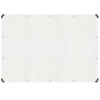 Prelata din polietilena impermeabila laminata, 100g/m2, 3x4 m, alb transparent
