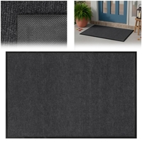 Covoras intrare absorbant antimurdarie, PVC antiderapant, 90x150 cm, gri
