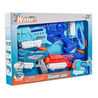 Set 4x Pistol cu Apa pentru Copii, Flippy, 6ani+, Multicolor, 1x 900 ML + 3x 300 ML