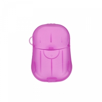 Mini Cutie de Sapun din Hartie, Flippy, de Unica Folosinta, Portabila, Potrivit pentru Calatorii, 20 buc, Roz