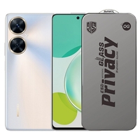 Folie de Protectie pentru Huawei Enjoy 60, Vafy, Sticla Securizata ESD Antistatica, Super-X Privacy OG, Margini Negre, 0.30 mm, Transparent Inchis