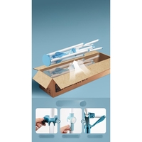 Uscator de Rufe, Flippy, Tip Umbrela, Pliabil, Telescopic, pentru Interior-Exterior, cu Patru Tije, Picior Anti-Alunecare, Inaltime Ajustabila, 108 pana la 165 cm