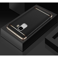 Husa Samsung Galaxy S9 Luxury Plating 3 in 1 Negru