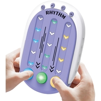 Jucarie Interactiva, Flippy, Tip Jocuri Ritmice, +3 Ani, din ABS, 8 Niveluri de Joc, 9.5 x 2.5 x 13.6 cm, Mov