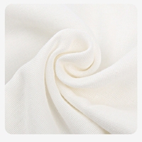 Prosop Absorbant, Flippy, din Bumbac, pentru Bebelusi, 19x28 cm, Model Elefantel, Alb