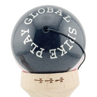 Kendama X Originala ROYAL SPIKE, Profesionala, Flippy, Cupe Mari KING SIZE V3, Super Sticky, Gaura in Baza, Rulment Metalic, din lemn 18 cm, Ata 62/65 cm, Inel Roz