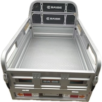 Triciclu Electic de Marfa Chuanqi, Saige, Fara Permis, Motor 1600W, Baterie 72V32Ah, Autonomie 60km, 250x88x115 cm, Viteza Maxima 25km/h, Gri