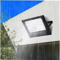 Lampă solară stradală, Flippy, 220 LED, 100 W, cu panou solar, brat de montare inclus