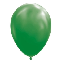 Set 12 Baloane, Flippy, din Latex Standard, 25 cm, Verde Inchis