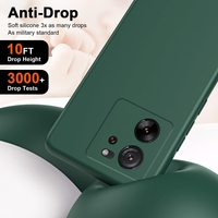 Husa de Protectie, Vafy, pentru Xiaomi Redmi 13T, Liquid Silicone, cu Microfibra pe Interior, Protectie Antisoc, Compatibil Incarcare Wireless, Verde