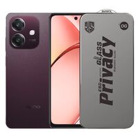 Folie de Protectie pentru Oppo A3, Vafy, Sticla Securizata ESD Antistatica, Super-X Privacy OG, Margini Negre, 0.30 mm, Transparent Inchis