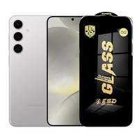 Folie de Protectie pentru Samsung Galaxy S24+, Vafy, Sticla Securizata ESD, Margini Negre, Rezistenta la Zgirieturi, Antistatica, 0.35 mm, Transparenta
