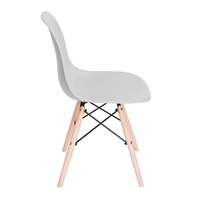 Scaun dining Scandinav pentru bucatarie, 38x42x82cm, gri