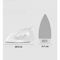 Fier de Calcat Royal, Flippy, 1000W, Fier de Calcat pentru Calatorii, Talpa Ceramica, 24.5x10.5x11.7 cm, Alb