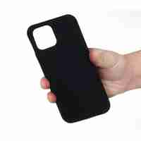 Husa protectie Vafy compatibila cu Apple iPhone 13 Pro Liquid Silicone Negru