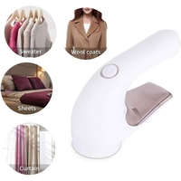 Aparat Pentru Curatat Scame, Par Si Praf, Vafy, Trimmer pentru Diferite Tipuri De Material, Cu Lame Din Otel Inoxidabil, Maner Ergonomic, Incarcare Prin USB, 15x6x9 cm, Alb