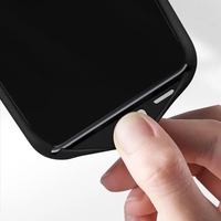 Husa protectie Vafy pentru Samsung S21 FE Liquid Silicone Negru