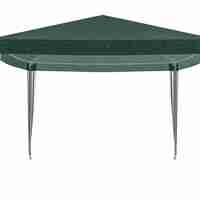 Cort pavilion de gradina, 300x300 cm, impermeabil cu rezistenta UV, verde
