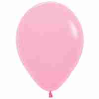 Set 10 Baloane din Latex, Flippy, Model Party cu Buline si Simple, 30 cm, Roz, 2.8 g