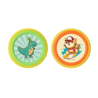Set Interactiv Frisbee, Fippy, pentru Copii, 2 Palete Elastice, Diametru 30 cm, 4 Mingi, + 3 Ani, Design Animat, Multicolor