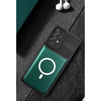 Husa Urban Armor pentru Samsung Galaxy A24 4G, Vafy, Suport Auto Magnetic, Protectie Antisoc, Verde Inchis