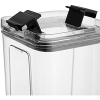 Set 4 Recipiente Depozitare Alimente, Flippy, pentru Organizare Bucatarie, cu Inchidere Ermetica, Transparent, Plastic fara BPA, Compatibile cu Masina de Spalat Vase, Diferite Dimensiuni, 350 ml, 1300 ml, 2700 ml, 4600 ml