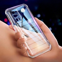 Husa protectie pentru Xiaomi 12T / 12T Pro, Vafy, TPU, Antisoc, Protectie colturi, Rezistenta la impact, 1.5 mm, Transparenta