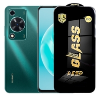 Folie de Sticla pentru Huawei Enjoy 70, Vafy, Sticla Securizata ESD Antistatica, Super-X Privacy OG, cu Margini Negre, Rezistenta la Zgirieturi, 0.35 mm, Transparenta