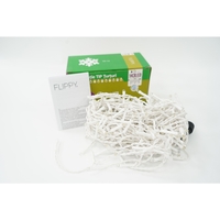Instalatie de Craciun Flippy® Tip Turturi, Franjuri cu Flash, Sectiune 5 m, 143 LED-uri, Interconectabila, Fir Alb, RB-RG