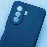 Husa pentru Huawei NOVA 10, Vafy, Liquid Silicone, cu Microfibra pe interior, Protectie Antisoc, Albastru Inchis