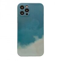 Husa protectie Vafy compatibila cu Apple iPhone XR Tpu Ombre, Verde/Alb