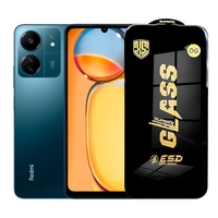 Folie de Protectie pentru Xiaomi Redmi 13C, Vafy, Sticla Securizata ESD, Margini Negre, Rezistenta la Zgirieturi, Antistatica, 0.35 mm, Transparenta