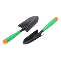 Set 4 Unelte de Gradina Flippy, pentru Plantare Prelucrare Sol si Ingrijire Plante, Material PVC si cardboard, 31.5 x 8.5 cm, verde