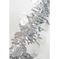 Beteala Craciun, Flippy, argintiu, marimea: 2 m x 11 cm x 9 cm material:folie PVC, interior/exterior