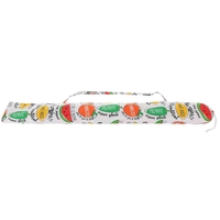 Umbrela plaja 180 cm cu imprimeu fructe, structura otel, reglabila pe inaltime si inclinare, multicolor