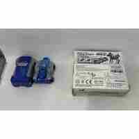 Jucarie Transformabila 2in1, Flippy, Silver Wing Flying Dragon, Masina/Dragon, Atractie Magnetica, +6 Ani, din ABS, Albastru