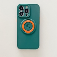 Husa protectie Vafy compatibila cu Apple iPhone 13 Mini Mag Safe Silicone Verde