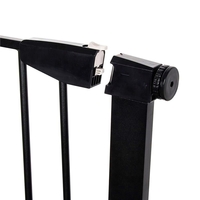 Poarta de siguranta Safety Gate pentru scari, ajustabila 89-96 cm, din otel, neagra