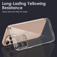 Husa de Protectie, Vafy, pentru Apple iPhone 16 Pro Max, TPU, Antisoc, Rezistenta la Impact, Protectie Camera, Transparenta