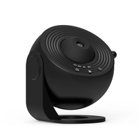 Lampa Tip Proiector Galaxie, Flippy, pentru Dormitor, Tematica Cer Instelat, Model Glob, HD, Rotire 360 de Grade, 13 Imagini, Incarcare USB, 5 W, 11.2x10.8x10.9 cm, Negru